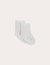 Baby Socks - 3 Pack - Heather Grey / Natural White / Stripe