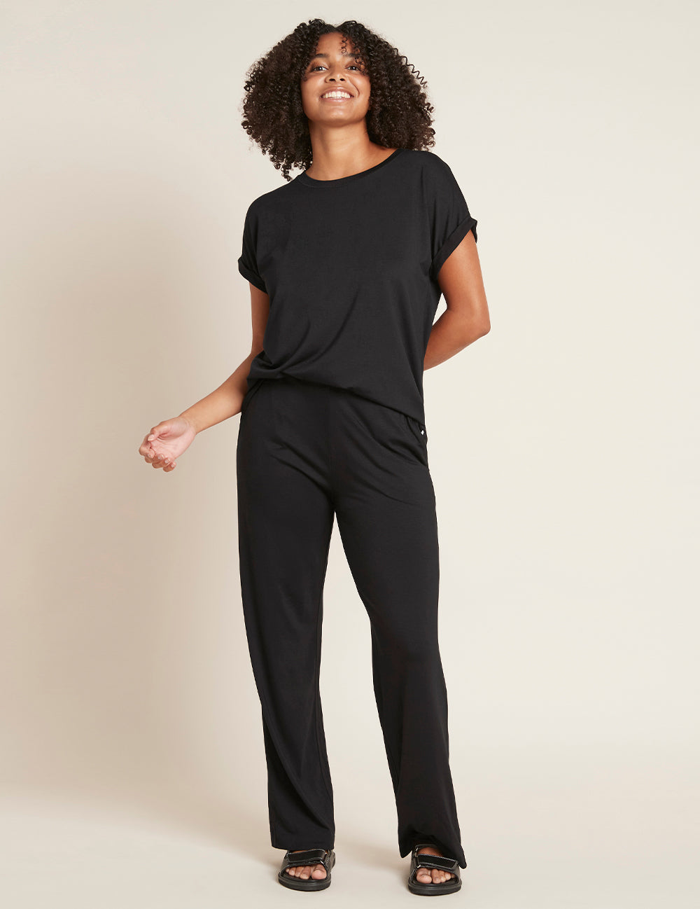 Downtime-Wide-Leg-Lounge-Pant-Black-Front-2.jpg