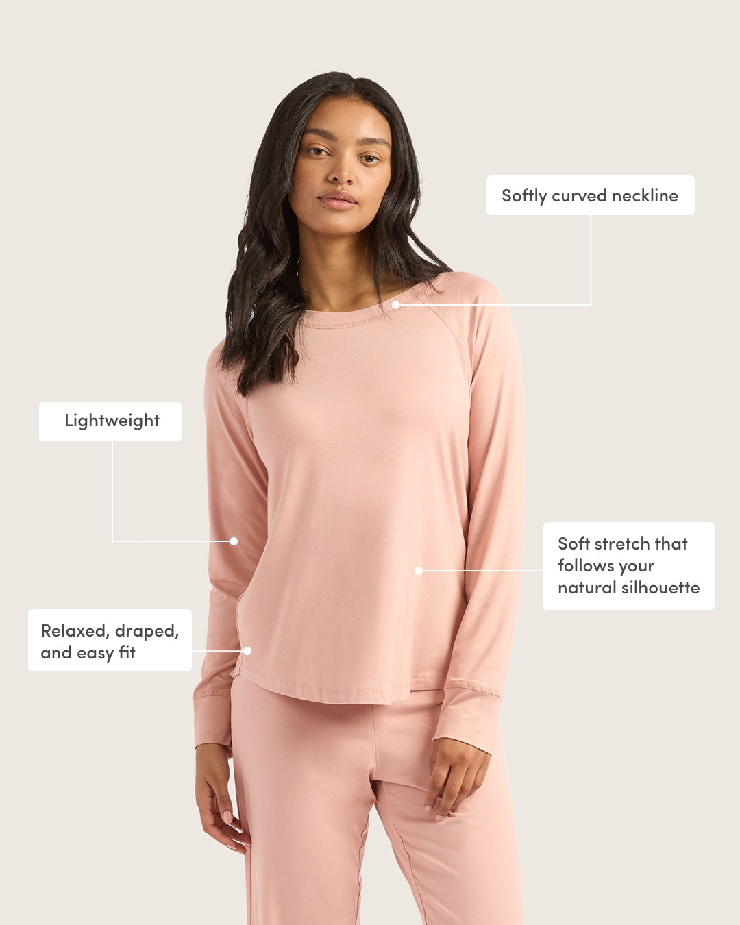 Cosy Sleep Set - Dusty Pink