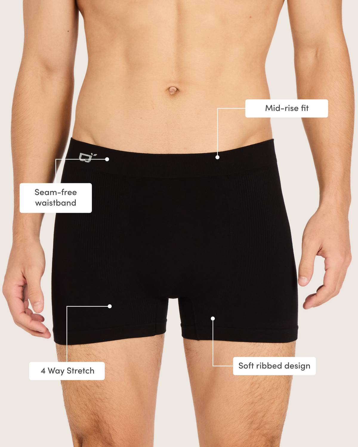 The Seamfree Socks & Jocks Pack - Black