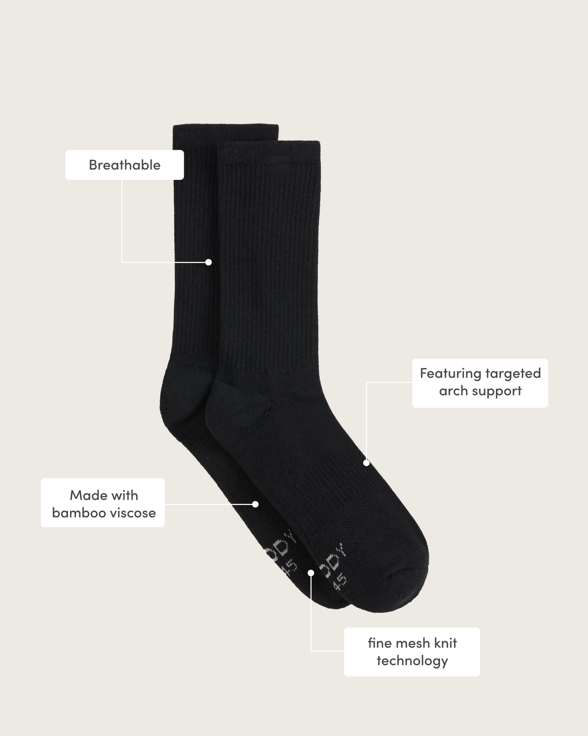 The Seamfree Socks & Jocks Pack - Black