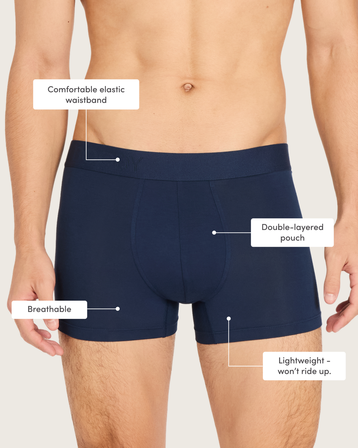 The Everyday Socks & Jocks Pack - Navy/White