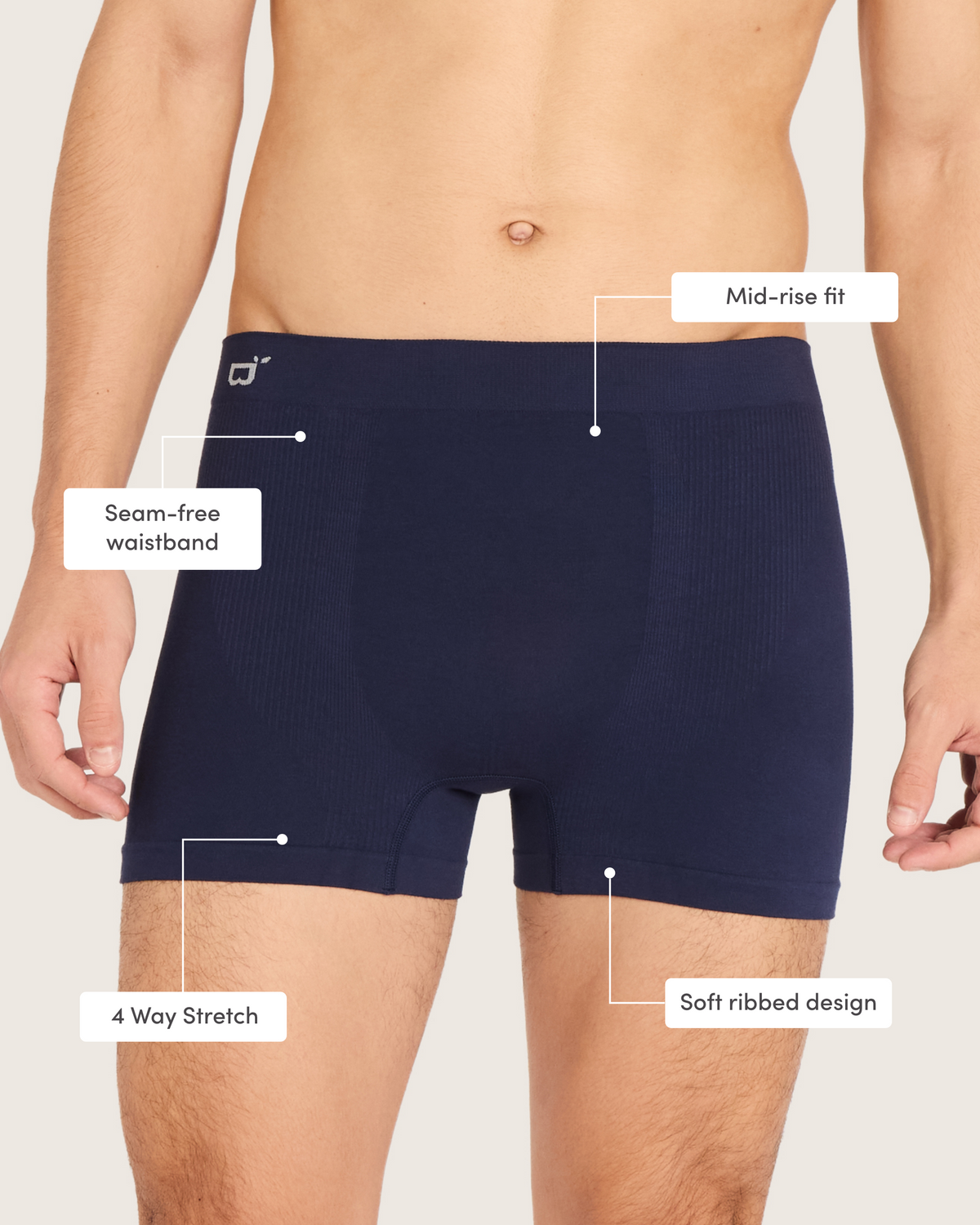Dad's Smooth Comfort Pack - White/Navy