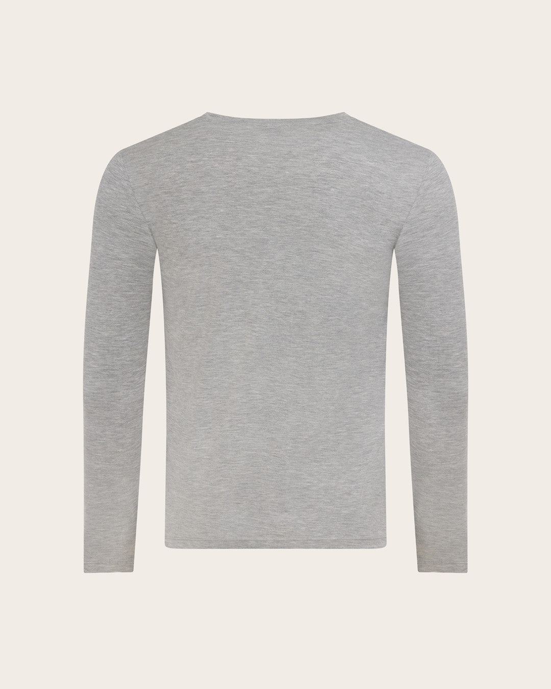 Men's Base Layer Long Sleeve Crew Neck T-Shirt - Light Grey Marl