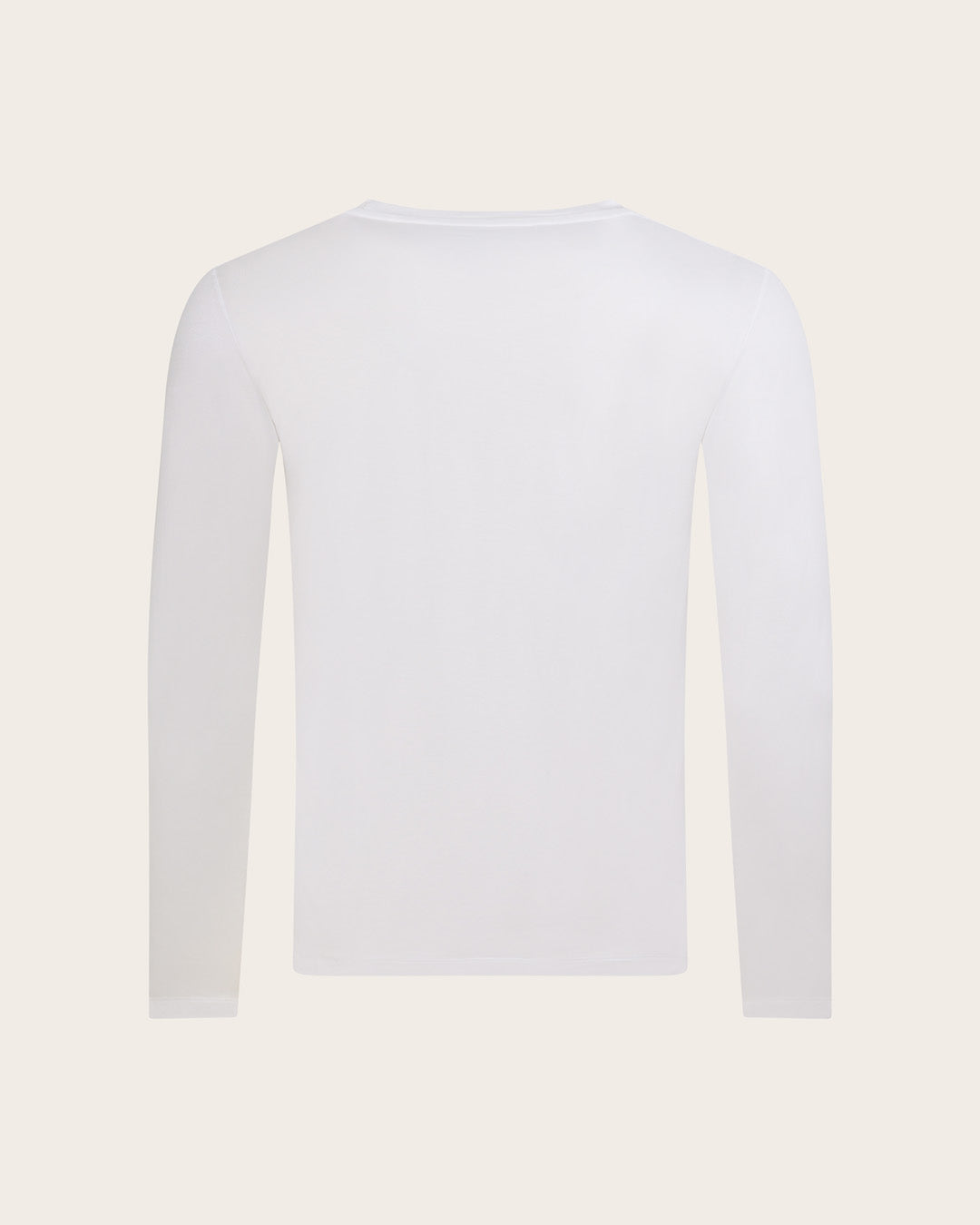 Men's Base Layer Long Sleeve Crew Neck T-Shirt - White