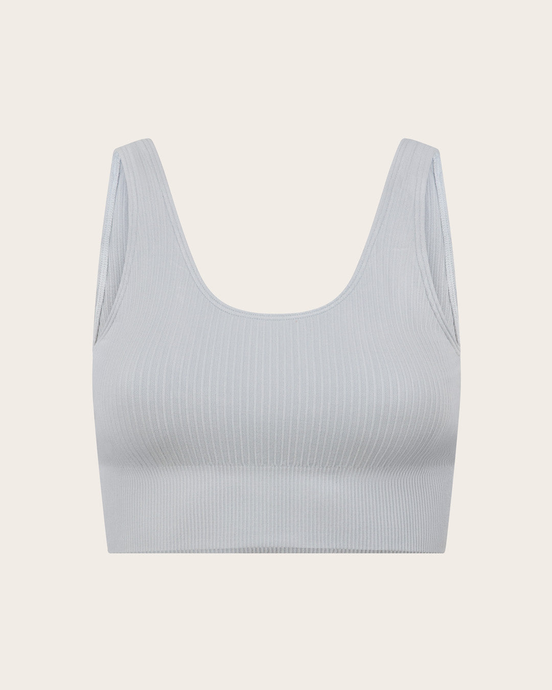 Ribbed Seamfree Crop-Dove