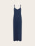 V-Neck Slip Dress - Navy