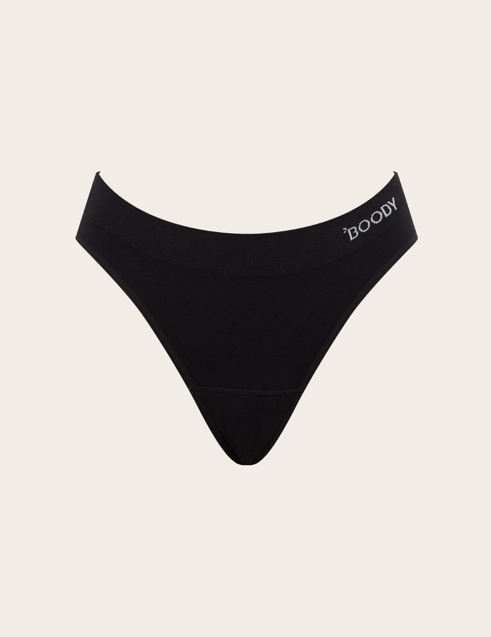 Period & Leak Proof - Hipster Bikini - Light - Black