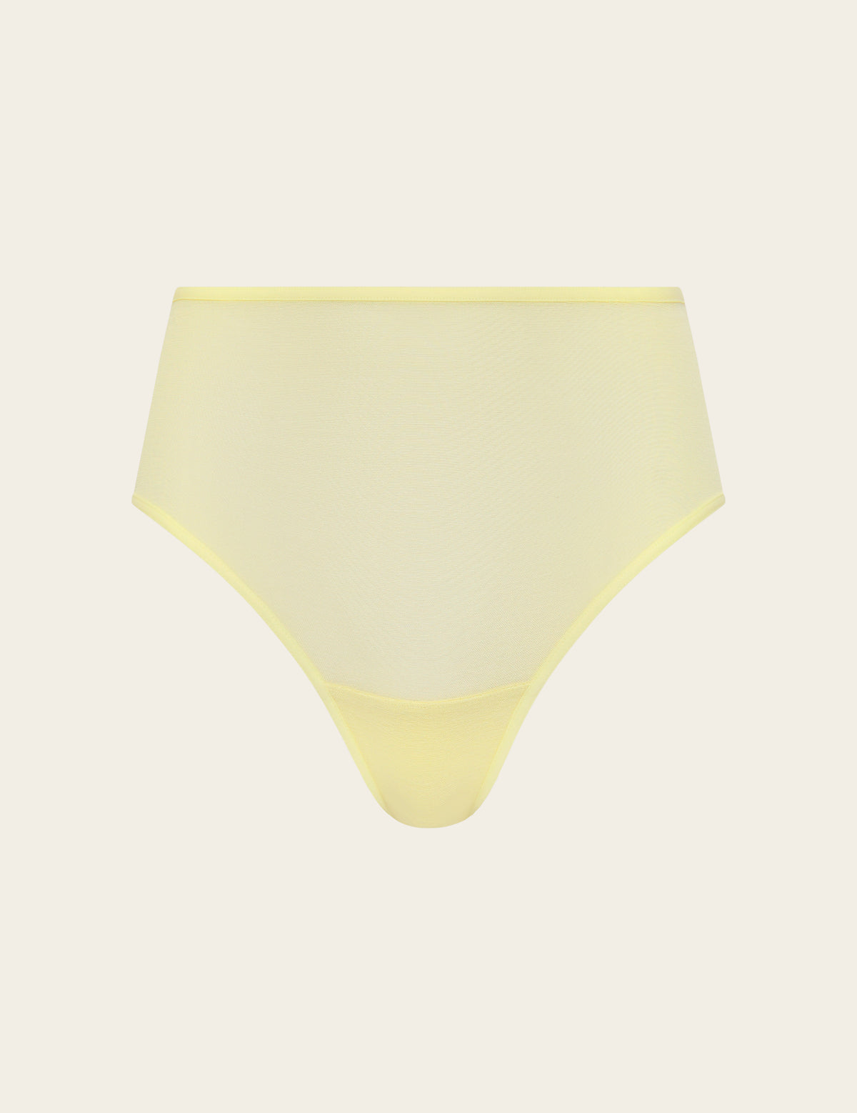 FreeMesh High-Cut Full Briefs - Lemon