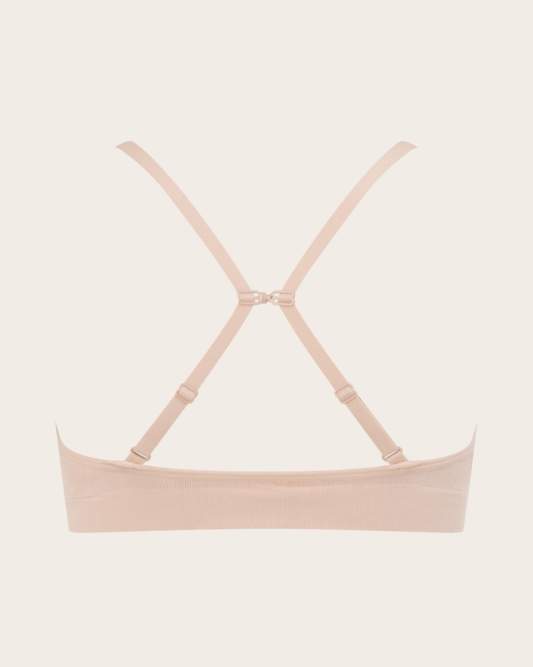Wireless T-Shirt Bralette - Shell