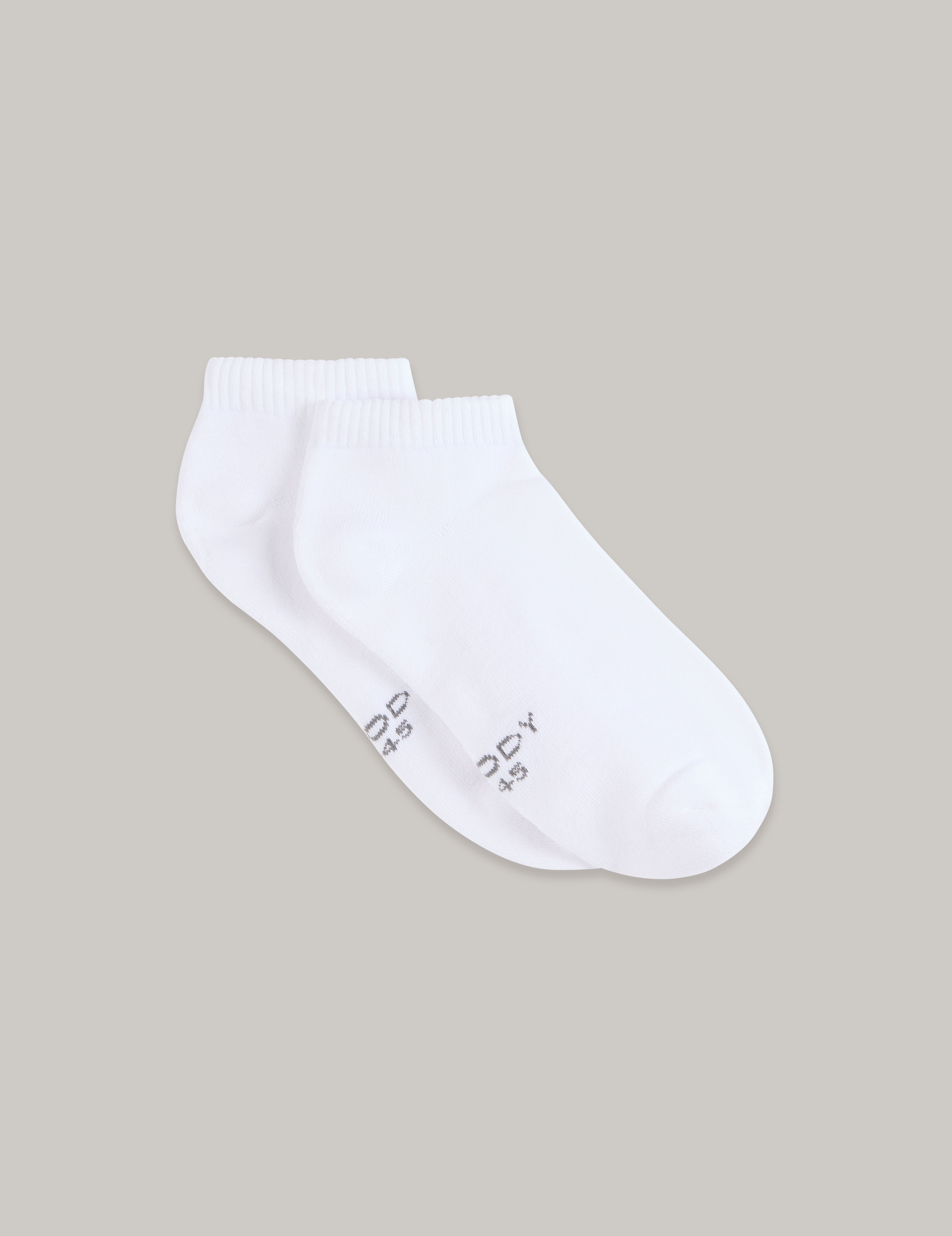 Cushioned Ankle Socks - White