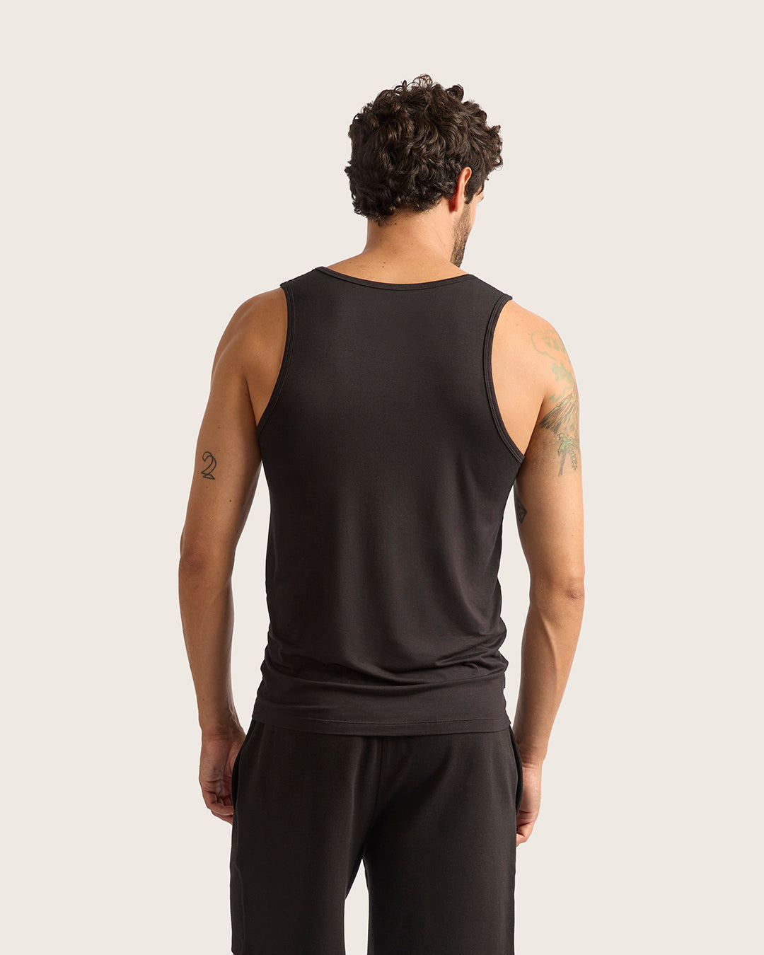 Men's Base Layer Tank Top - Black