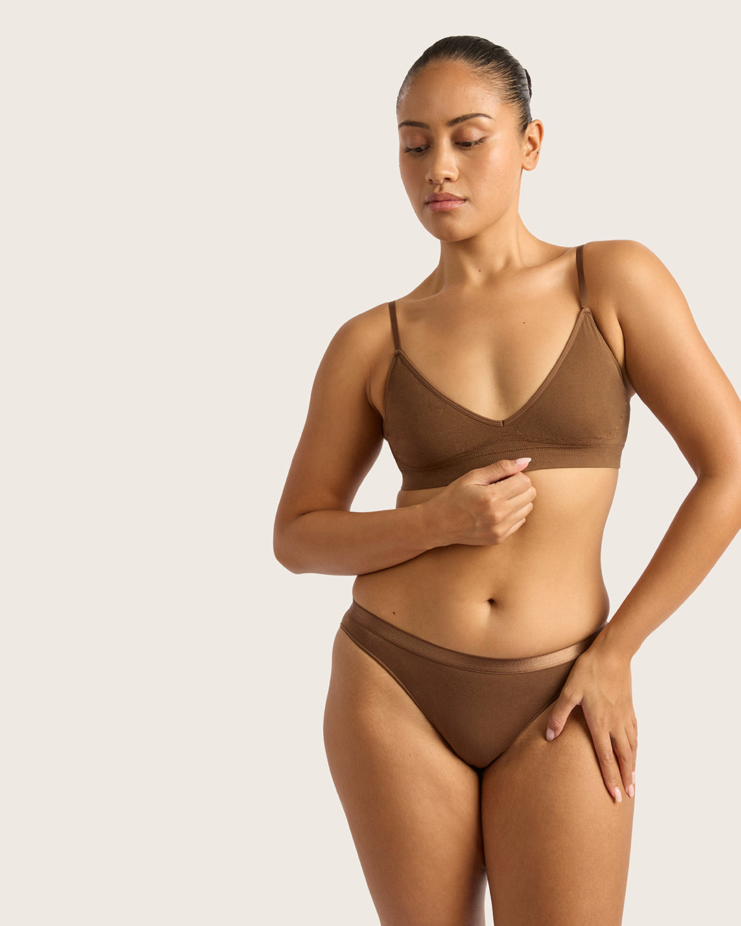 LYOLYTE Triangle Bralette - Clove