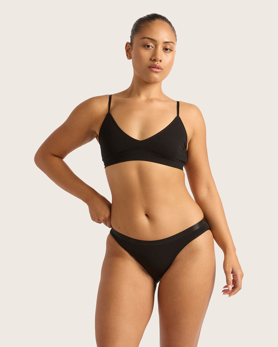 LYOLYTE Hipster Bikini - Black