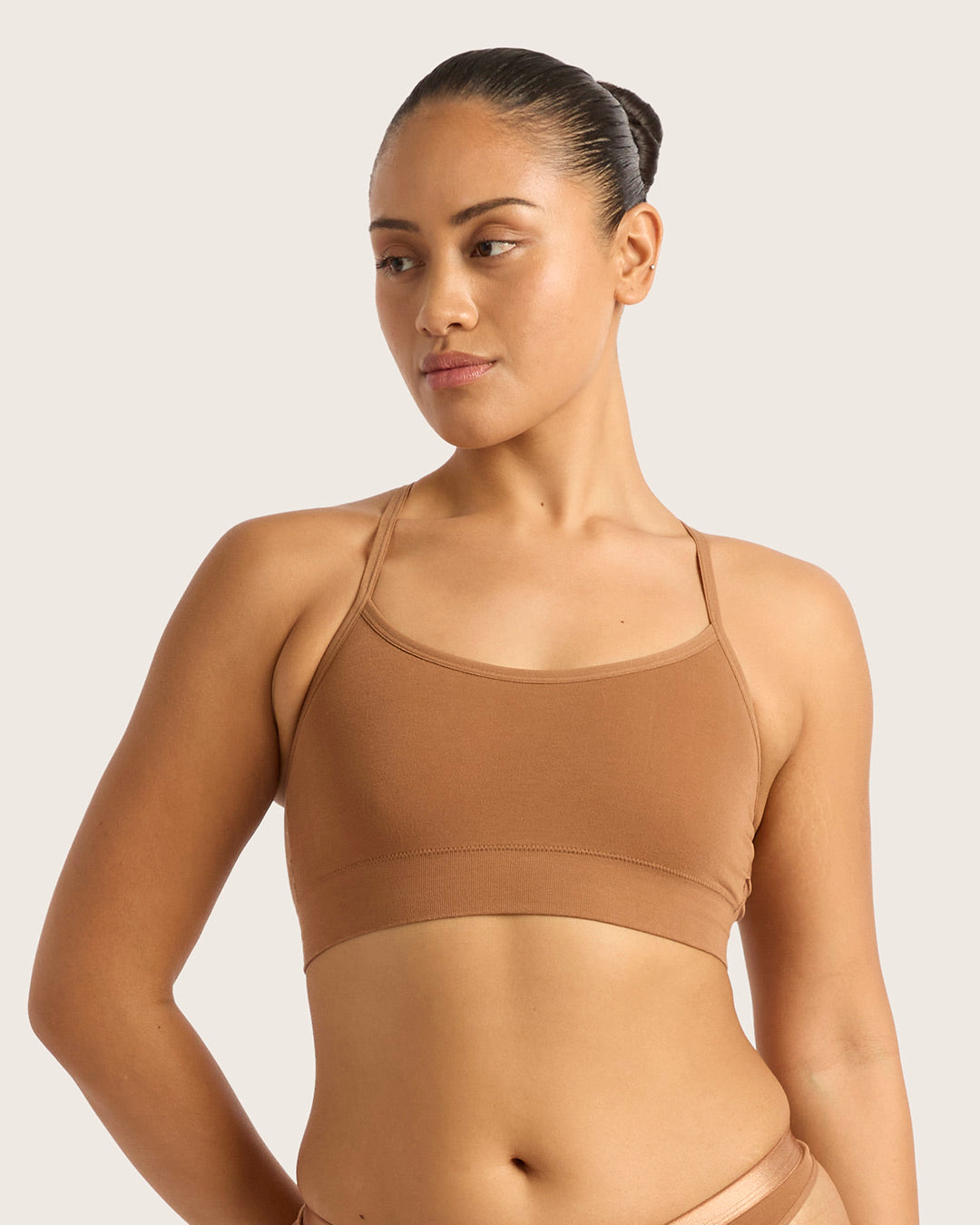 LYOLYTE Racerback Bralette - Maple