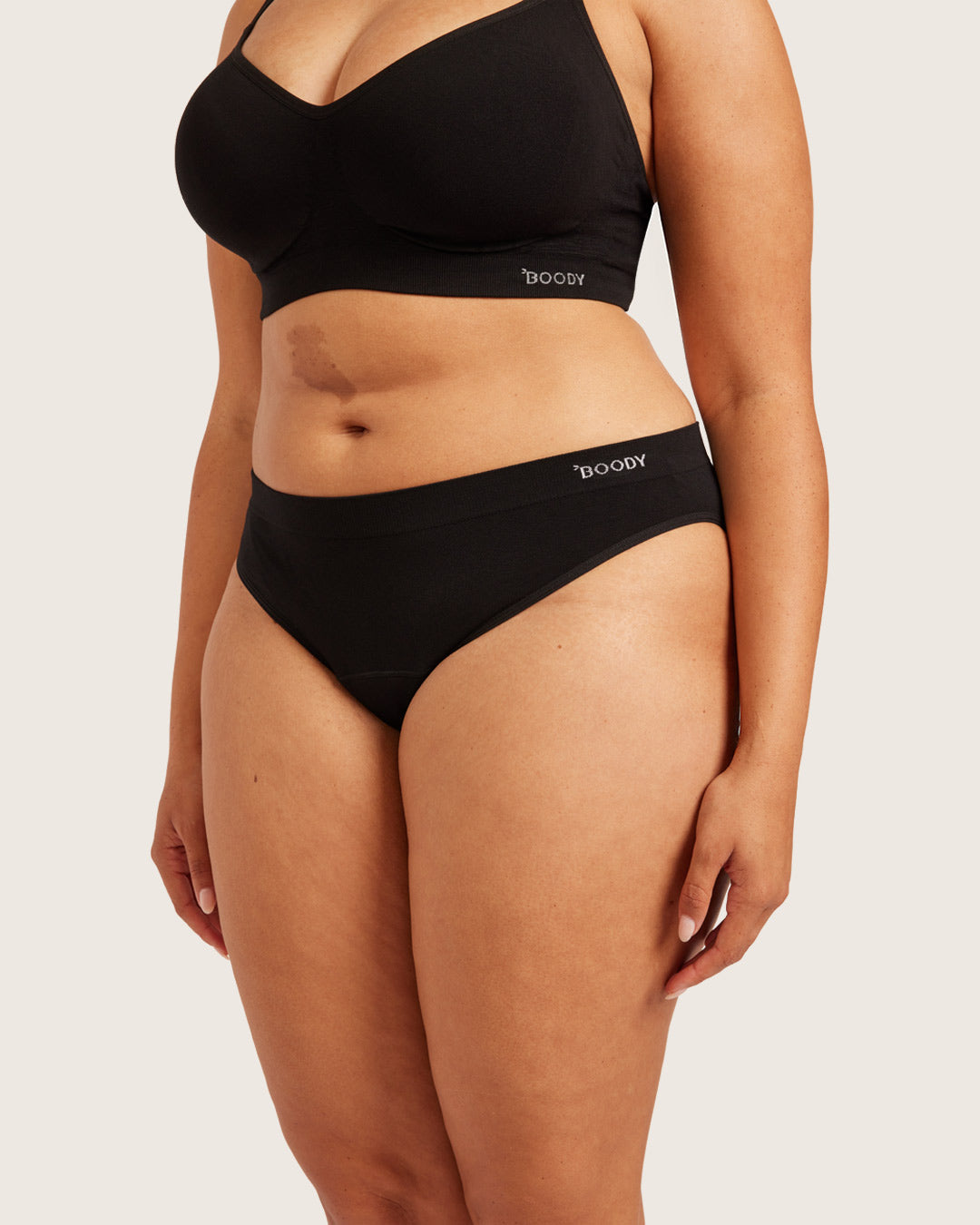 Period & Leak Proof - Classic Bikini - Light - Moderate - Black