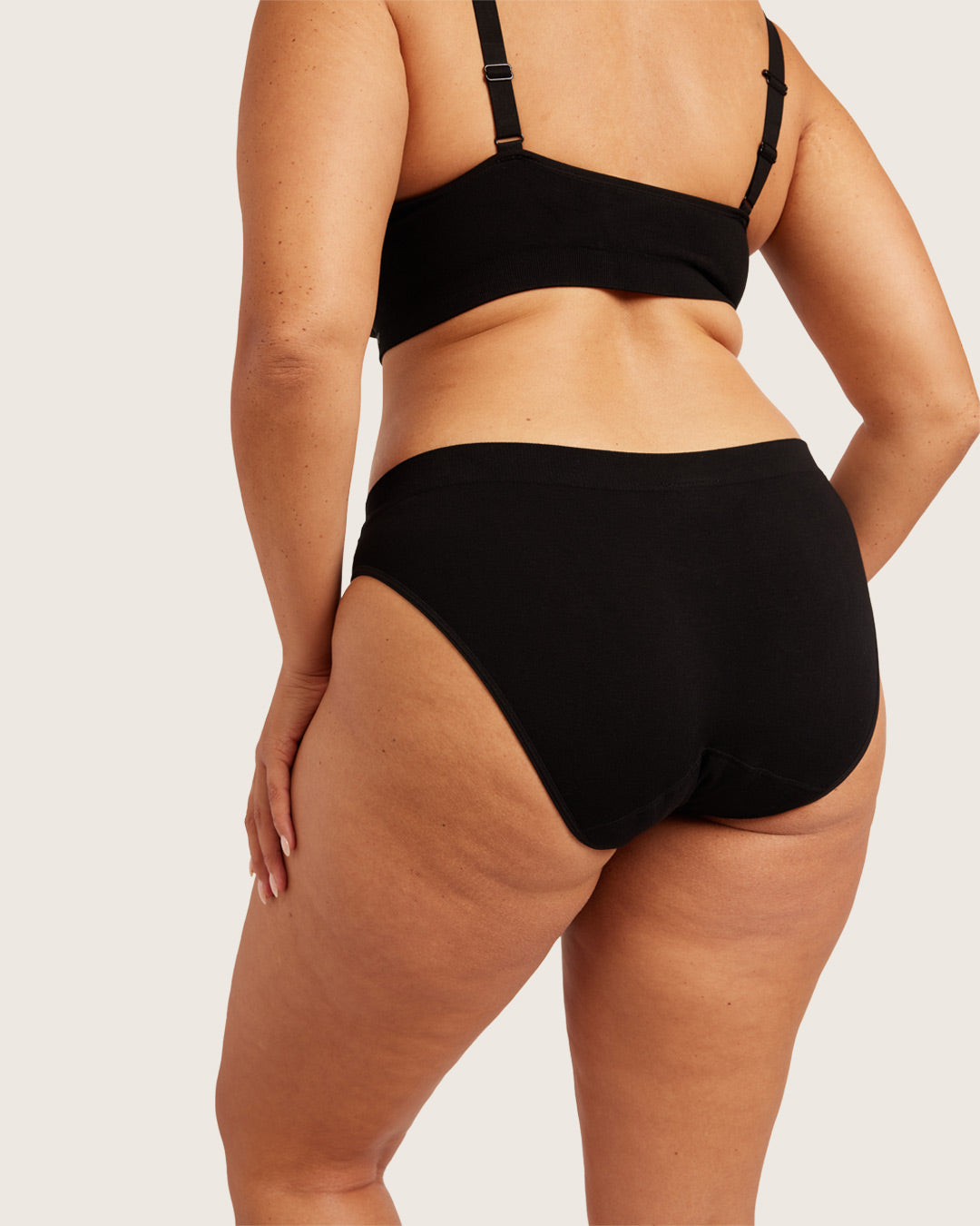 Period & Leak Proof - Classic Bikini - Light - Moderate - Black