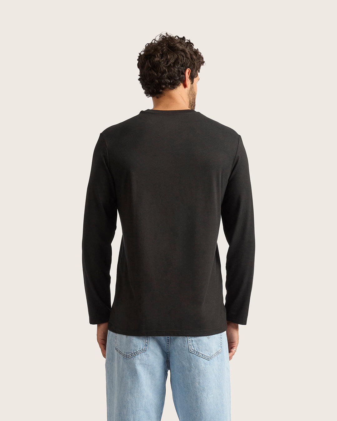 Men's Classic Long Sleeve T-Shirt - Black