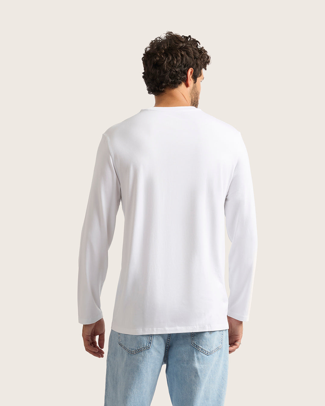 Men's Classic Long Sleeve T-Shirt - White