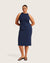 Racerback Dress - Navy
