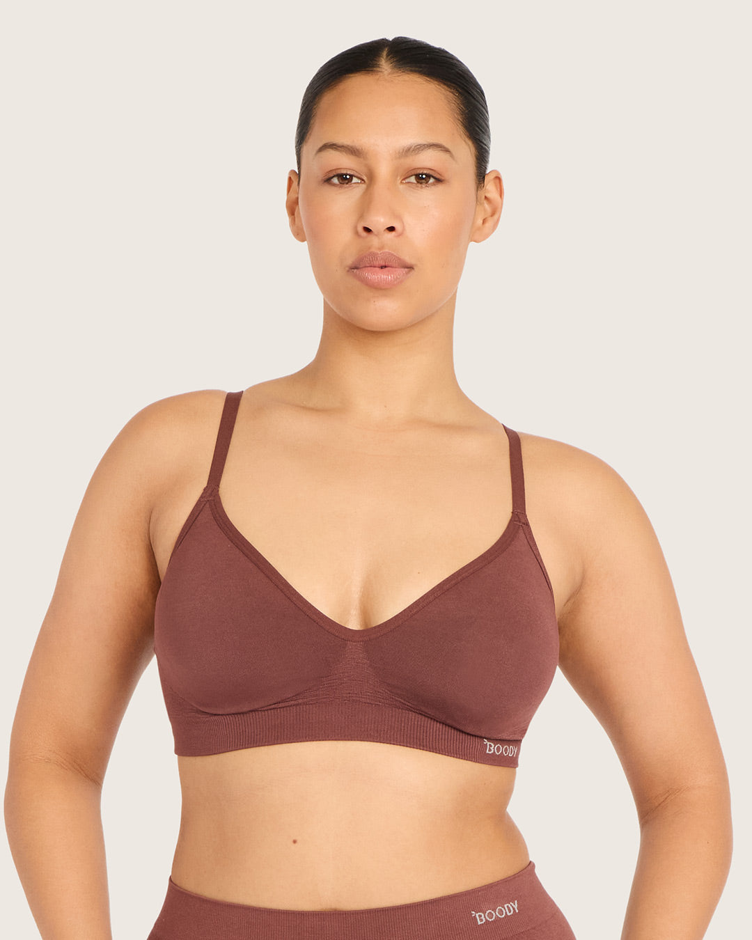 Wireless T-Shirt Bra - Espresso