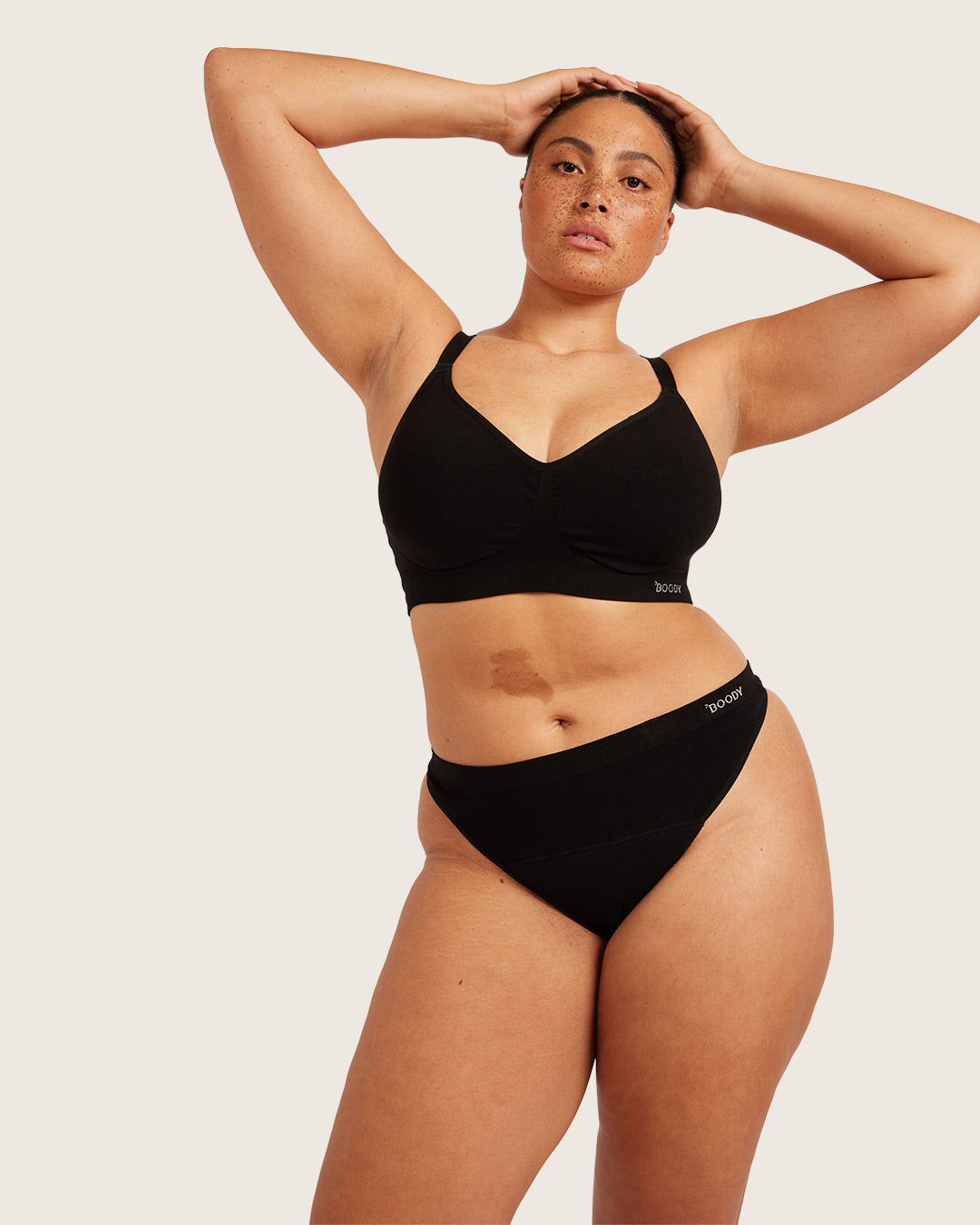 Period & Leak Proof - G-String - Light - Black