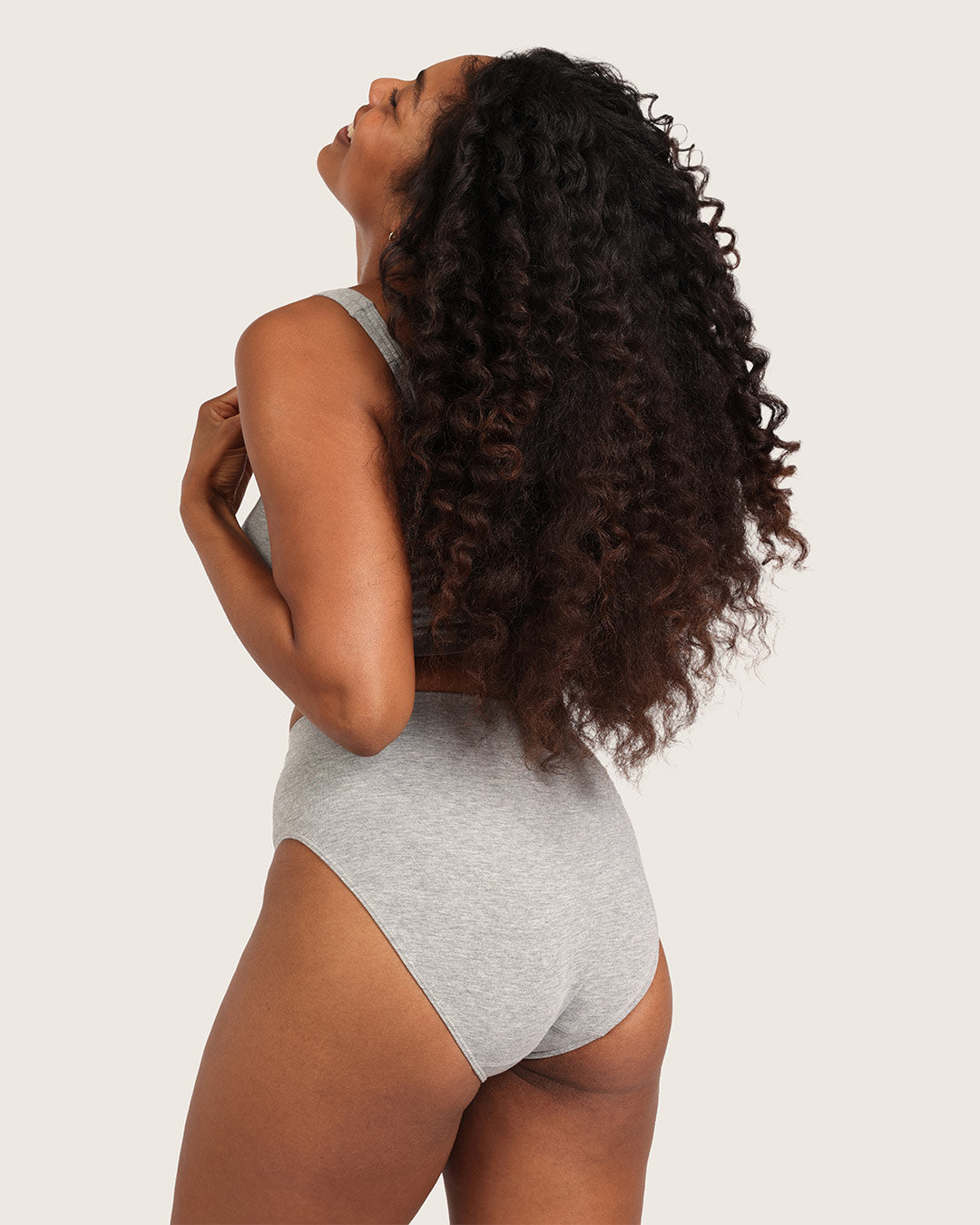 Full Briefs - Light Grey Marl