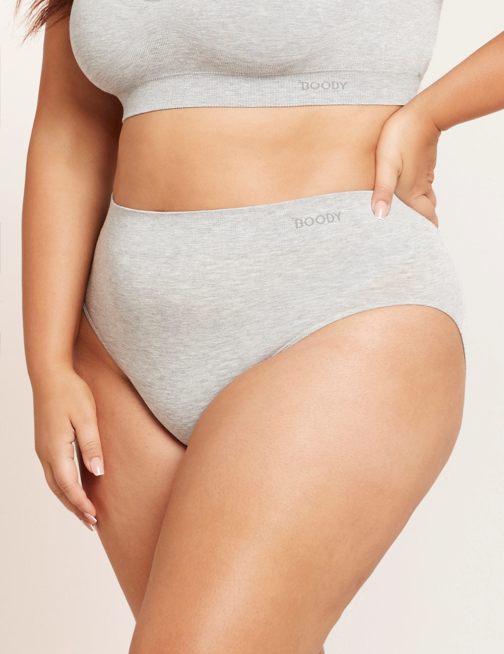 Full Briefs - Light Grey Marl