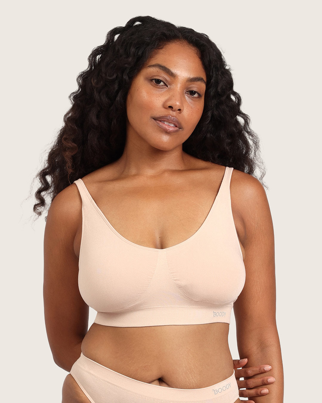 Seamfree Padded Crop Bra - Shell