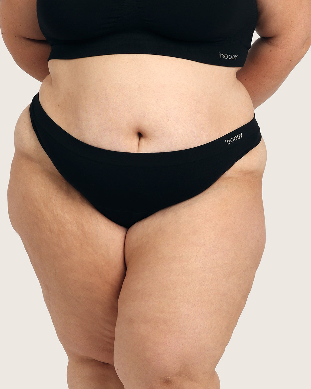 Period & Leak Proof - G-String - Light - Black