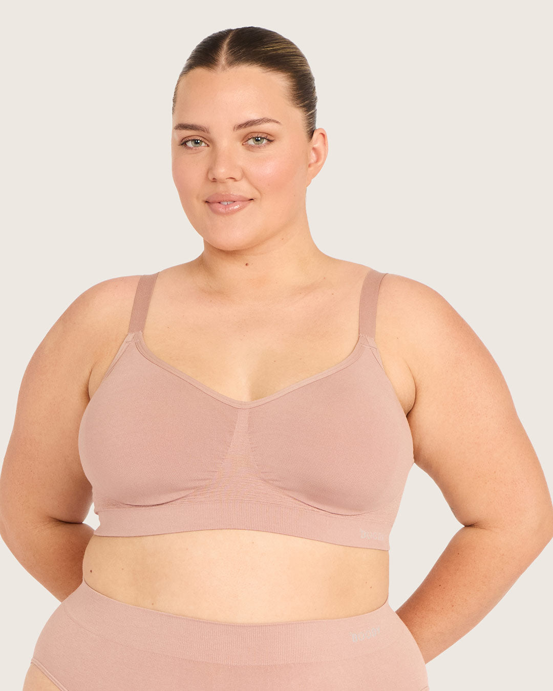 Wireless Full Bust T-Shirt Bra - Chai