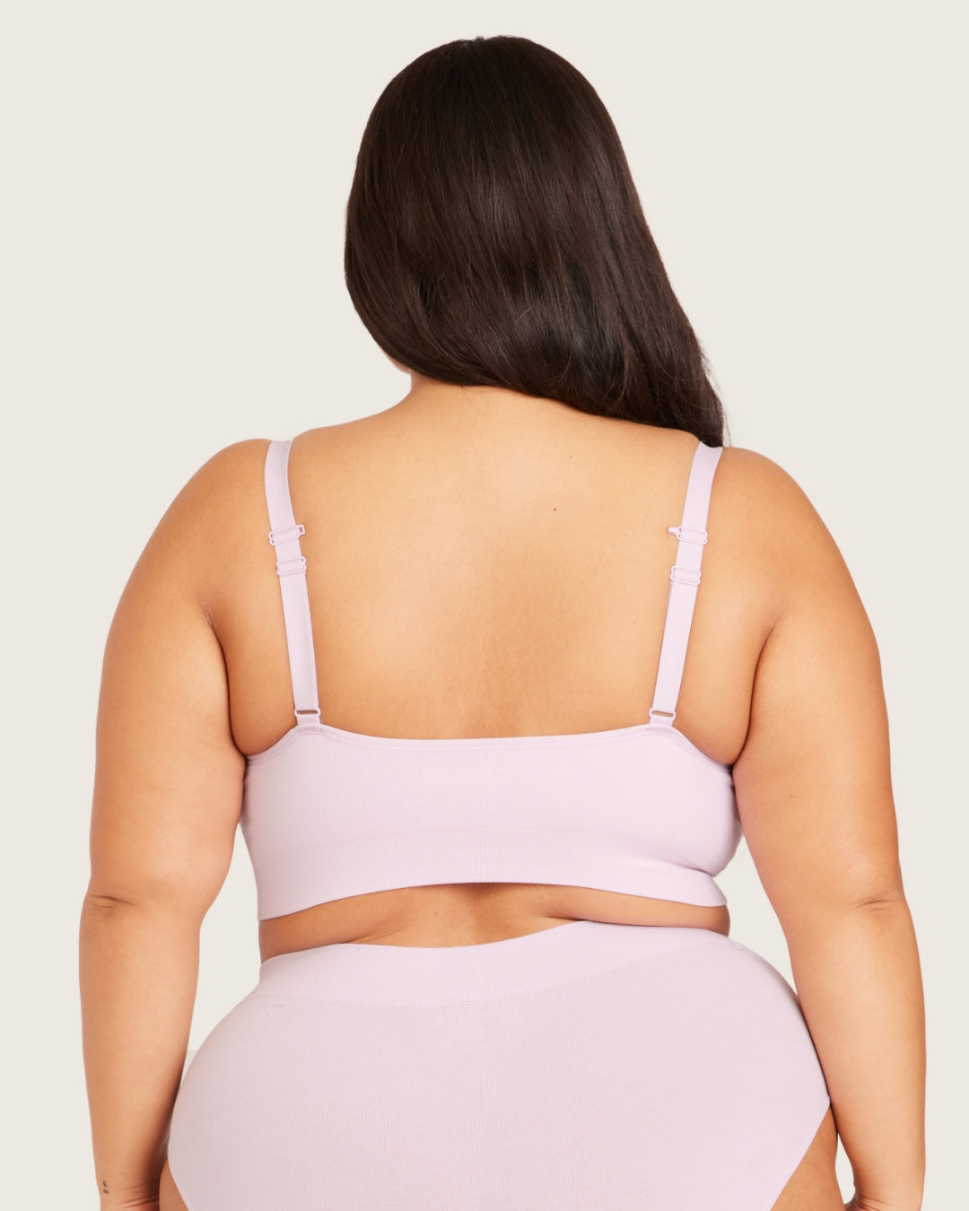 Wireless Full Bust T-Shirt Bra - Orchid
