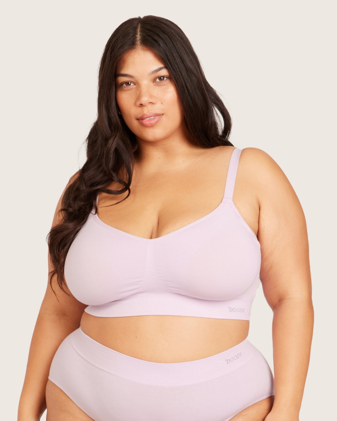 Wireless Full Bust T-Shirt Bra - Orchid