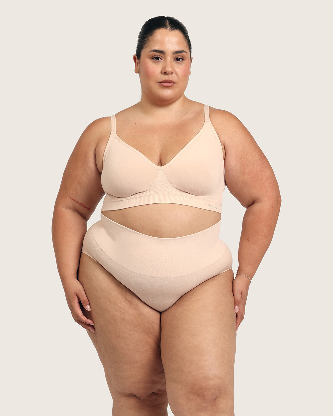 Shaper High Cut Full Briefs - Shell