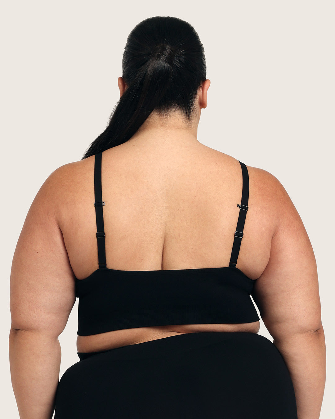 Wireless T-Shirt Bra - Black