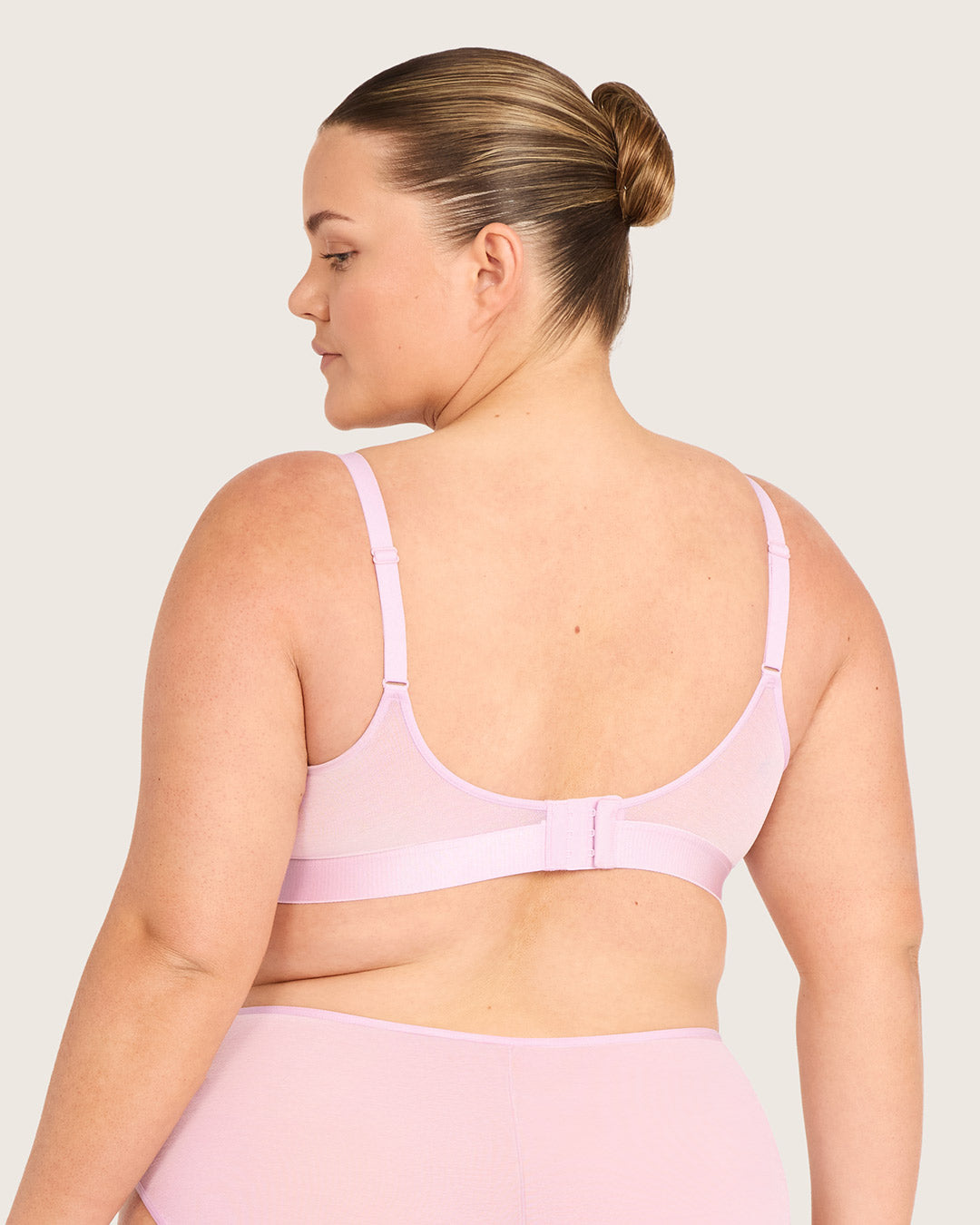 FreeMesh Full Bust Wireless Bra - Pink Sorbet