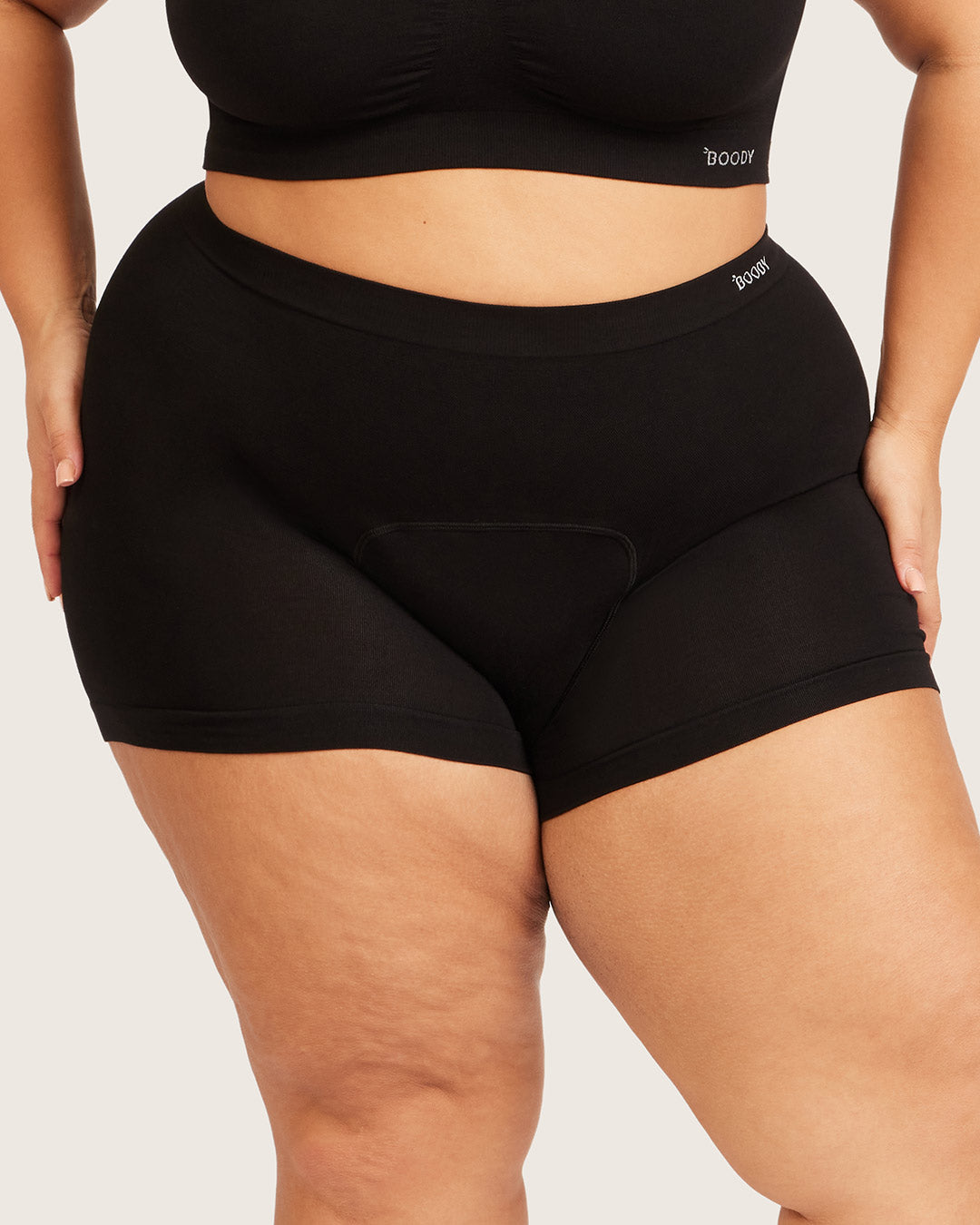Period & Leak Proof - Undershorts 3" - Moderate - Black