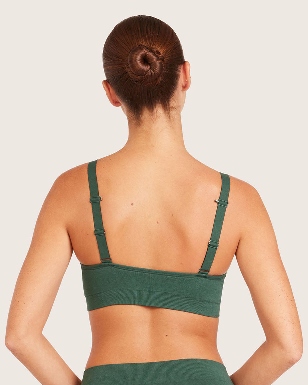 Wireless Full Bust T-Shirt Bra - Emerald Green