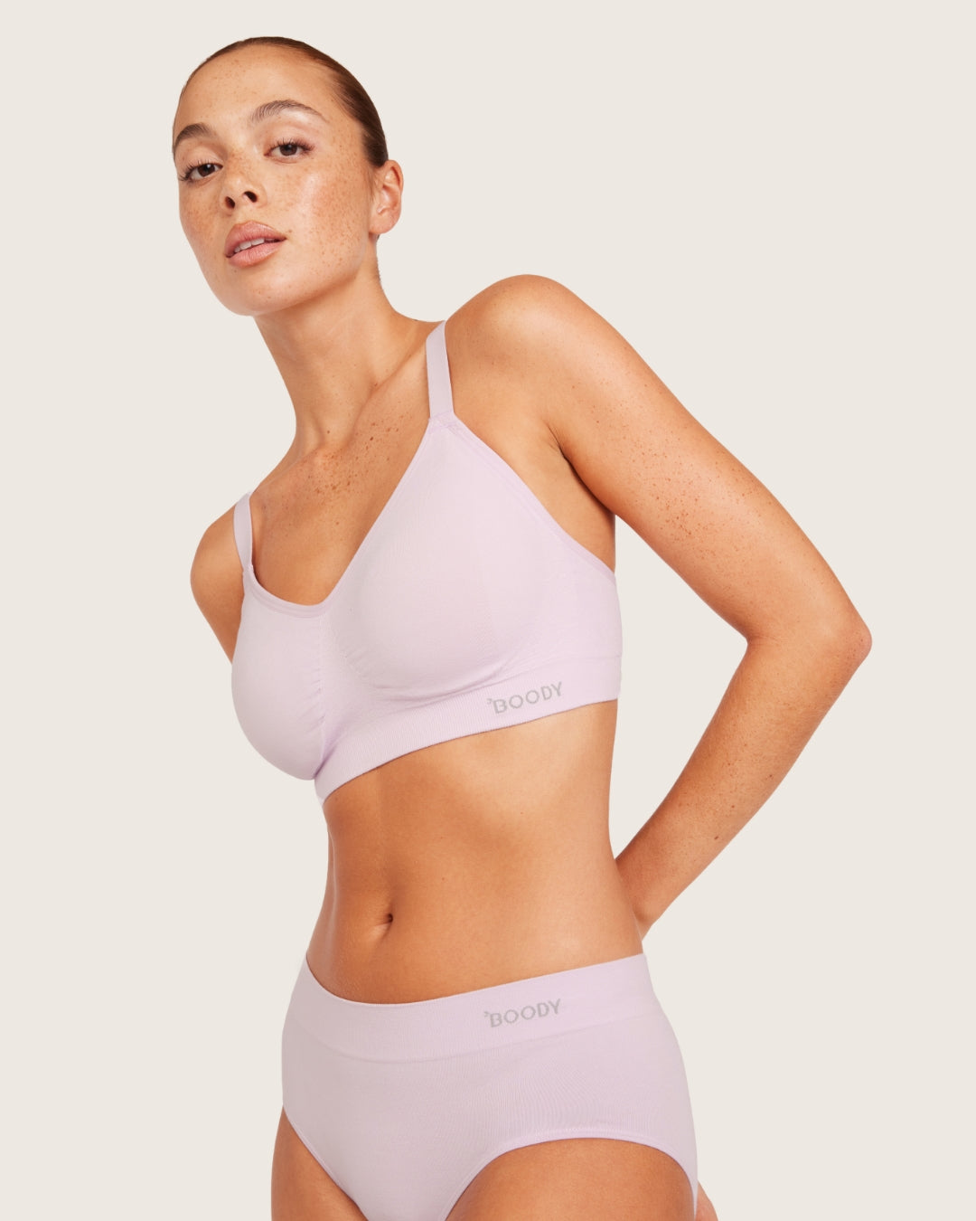 Wireless Full Bust T-Shirt Bra - Orchid