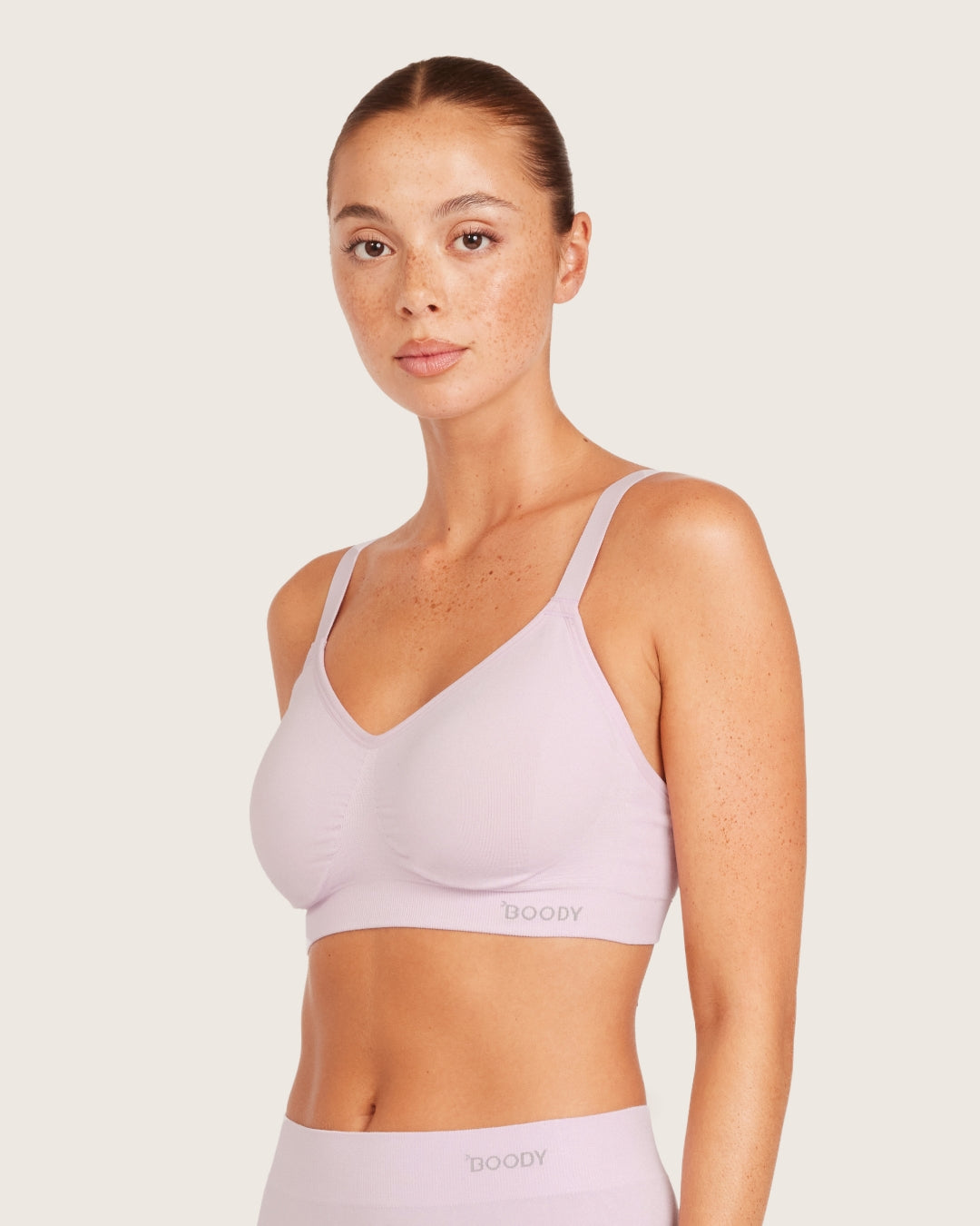 Wireless Full Bust T-Shirt Bra - Orchid