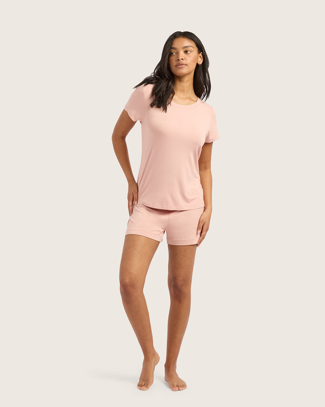 Goodnight Sleep Tee - Dusty Pink