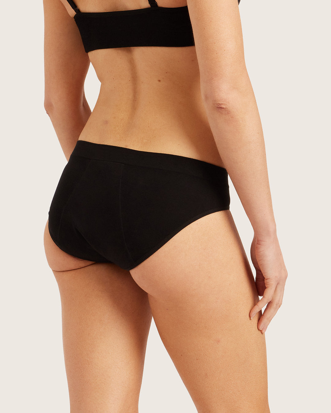 Period & Leak Proof - Classic Bikini - Moderate - Heavy - Black