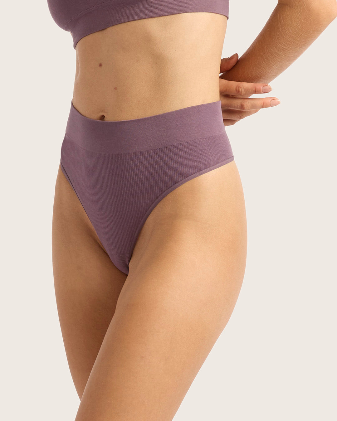 LYOLYTE High Waist G-String - Wisteria