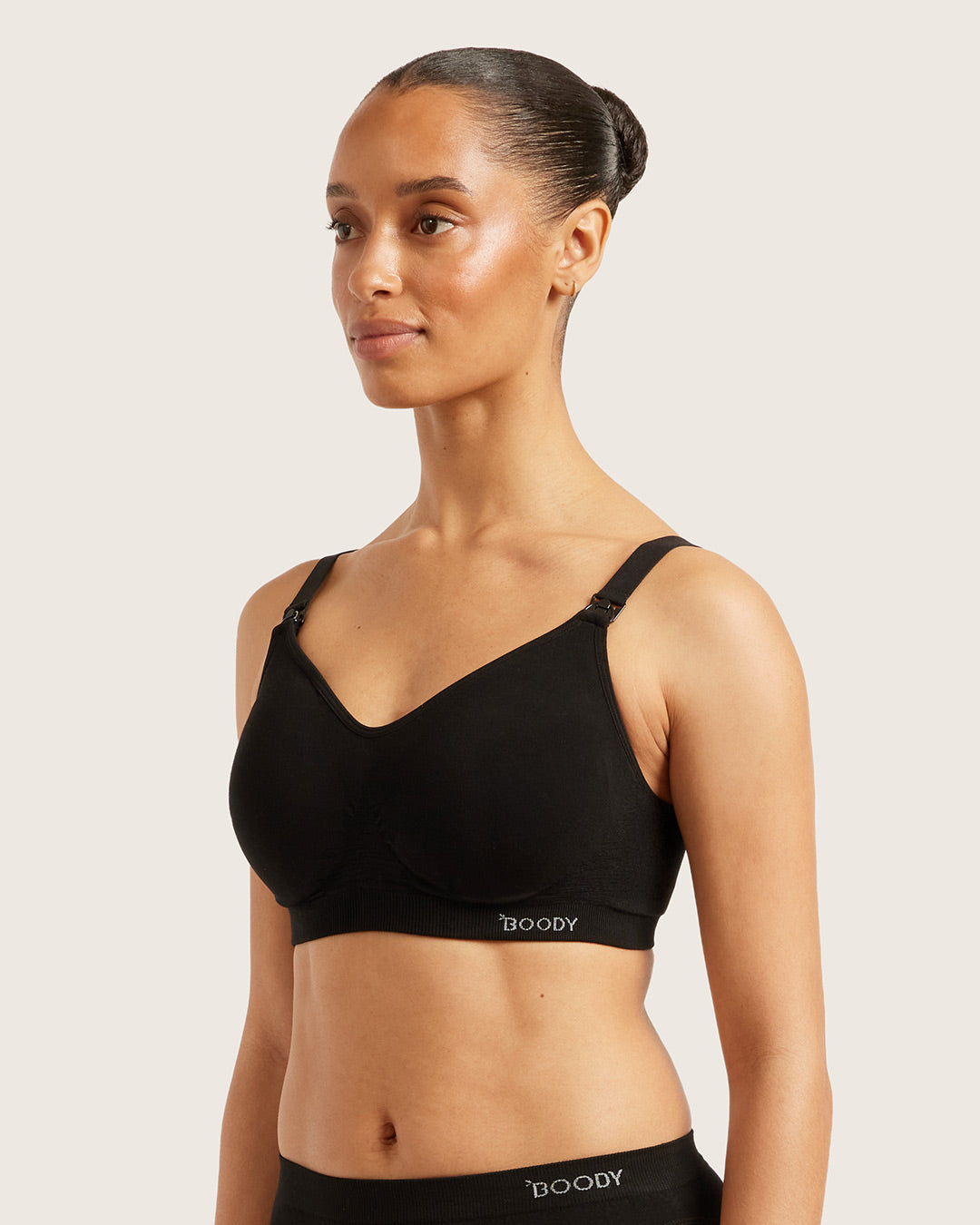 Wireless Maternity Bra - Black