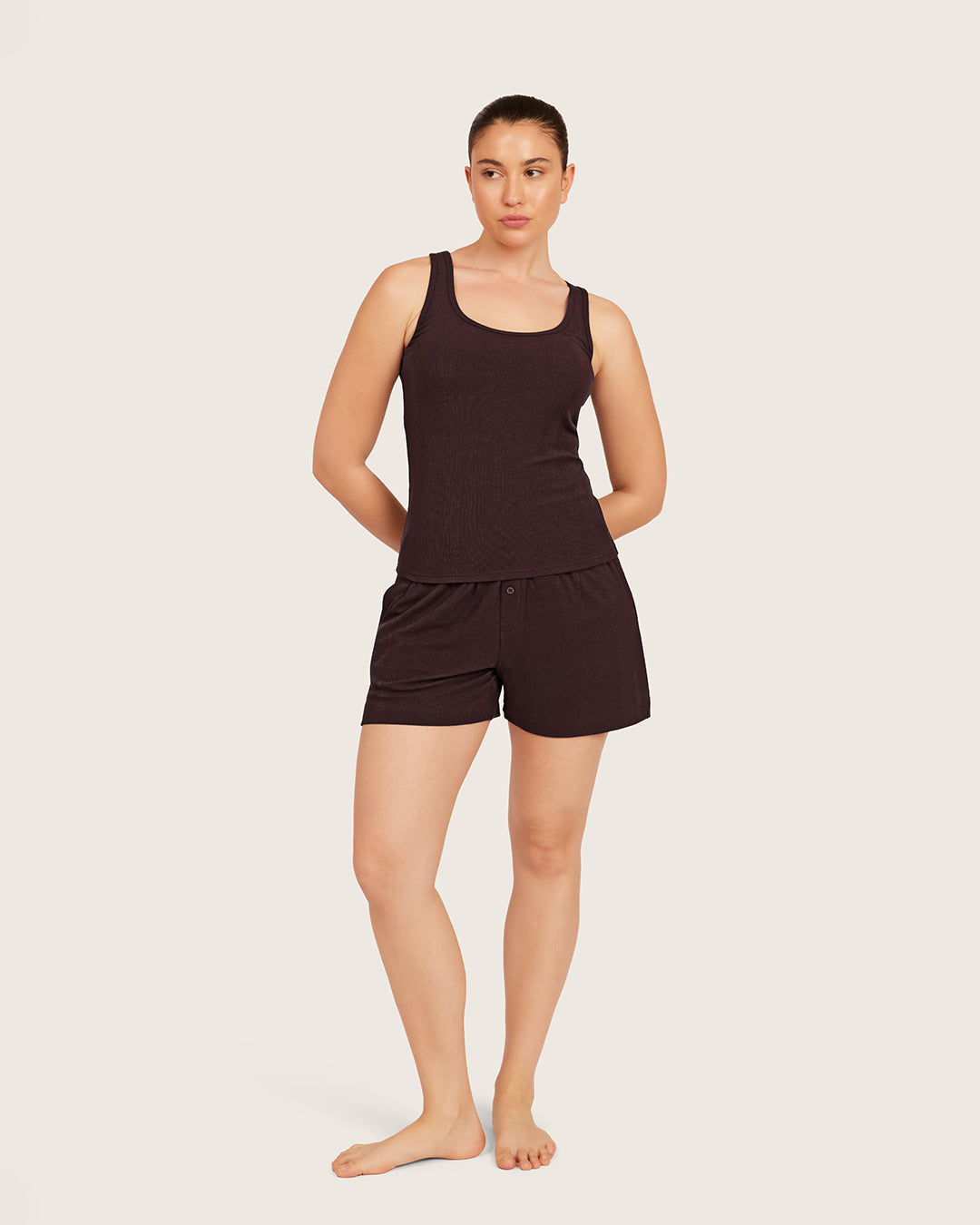Lounge Tank Top - Mulberry