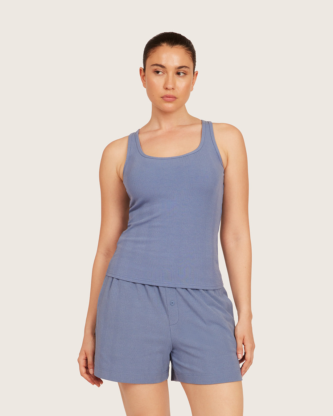 Lounge Tank Top - Steel Blue