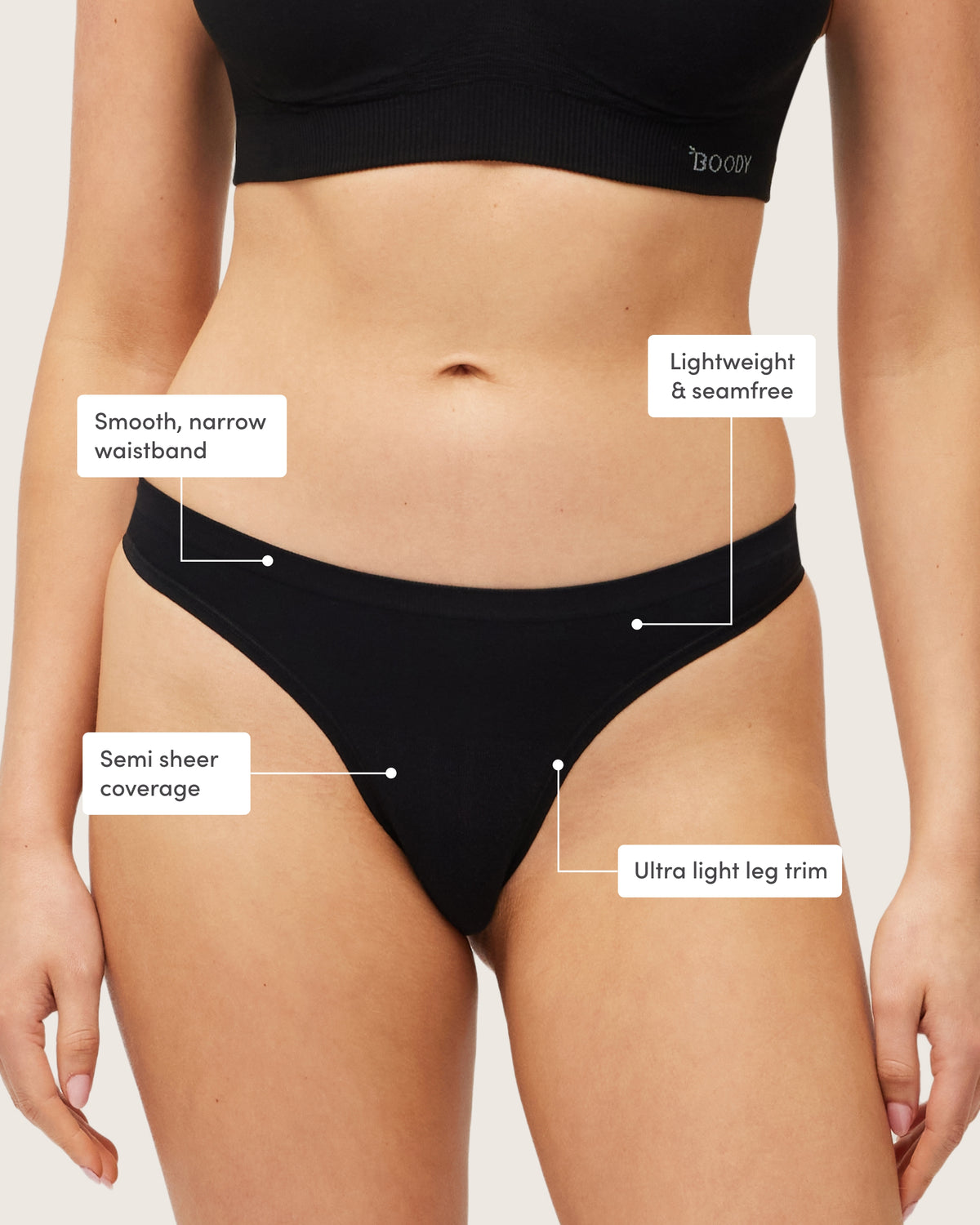 UltraLyte G-String - Black