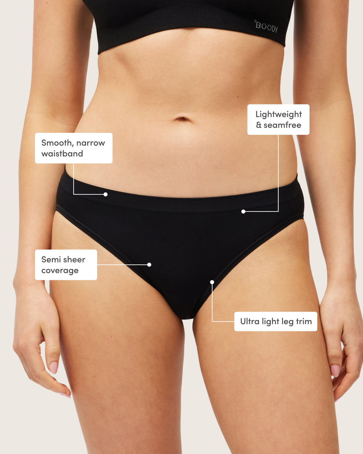 UltraLyte Classic Bikini - Black