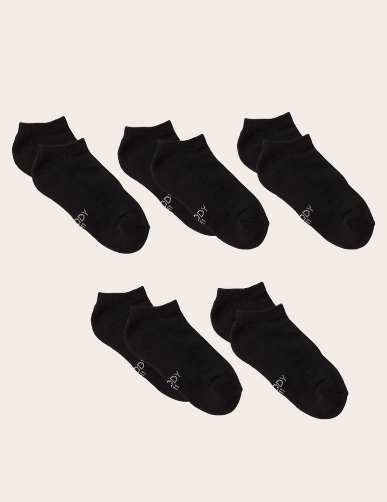 5-Pack Men's Cushioned Ankle Socks