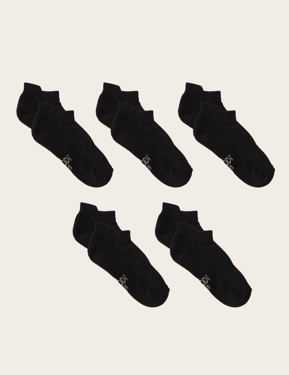 5-Pack Men's Sports Ankle Socks